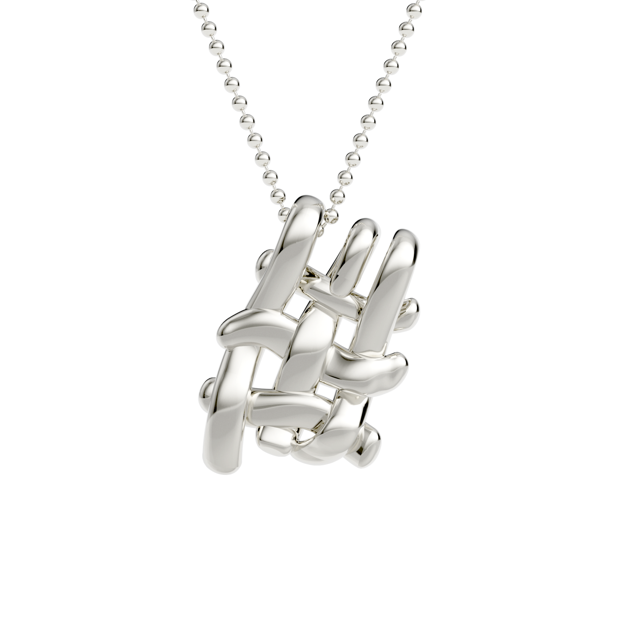 Chubby Waffle Necklace Large