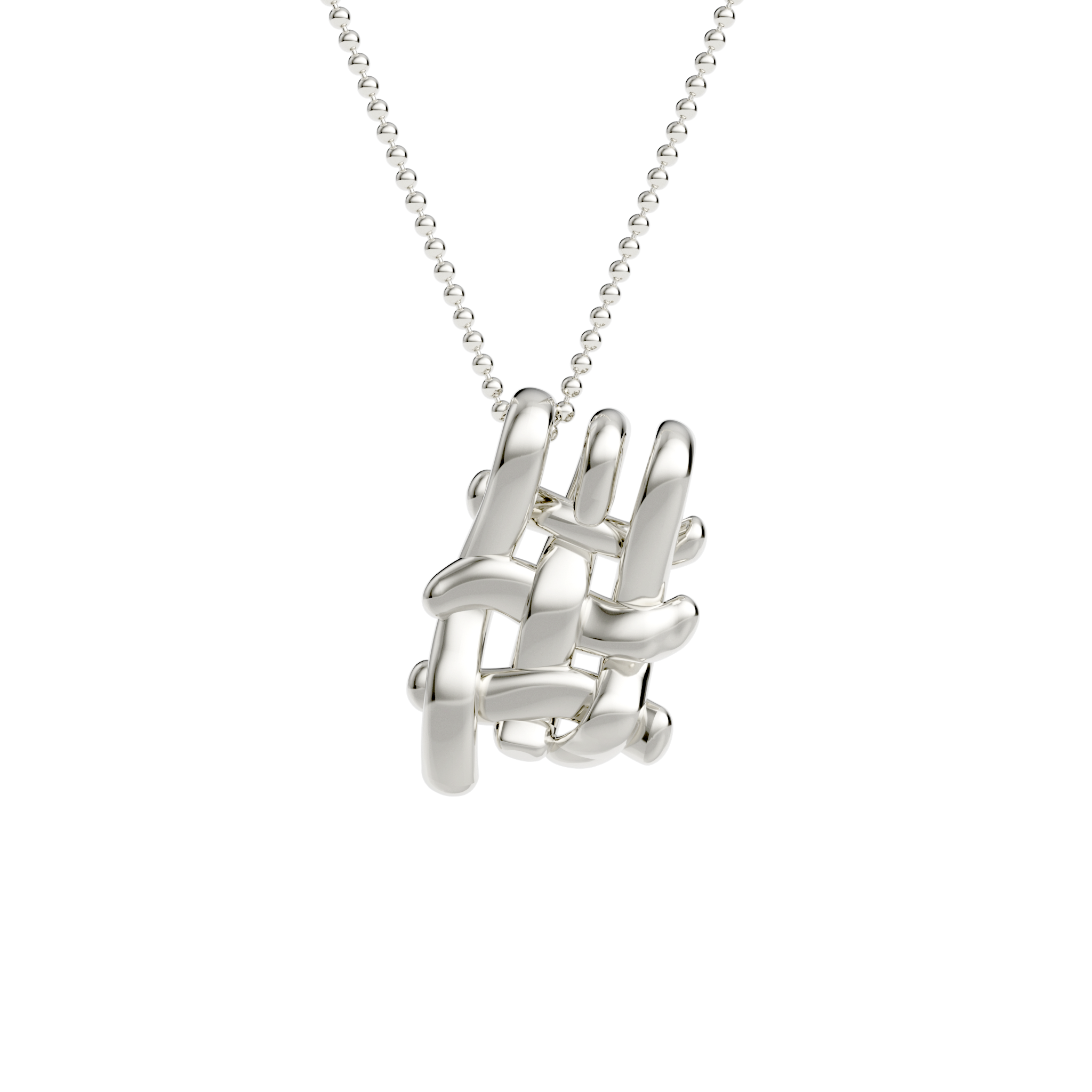 Chubby Waffle Necklace Small