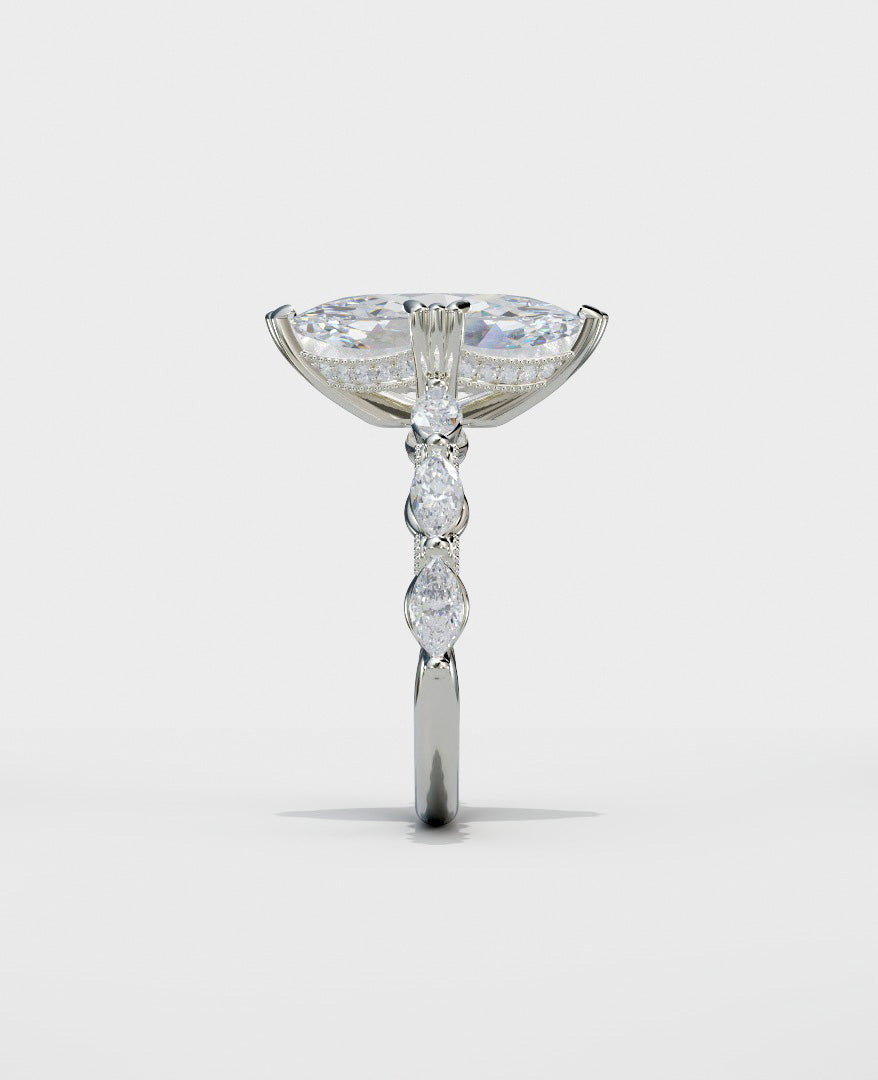 Moval Diamond Ring