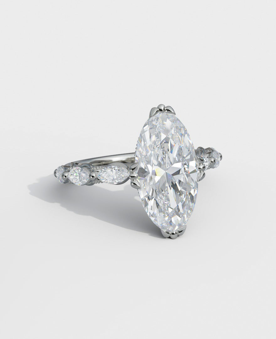 Moval Diamond Ring