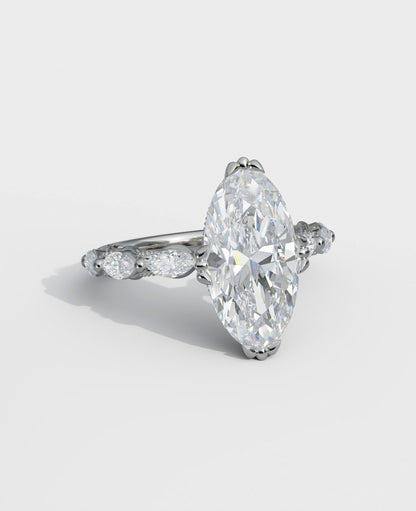Moval Diamond Ring