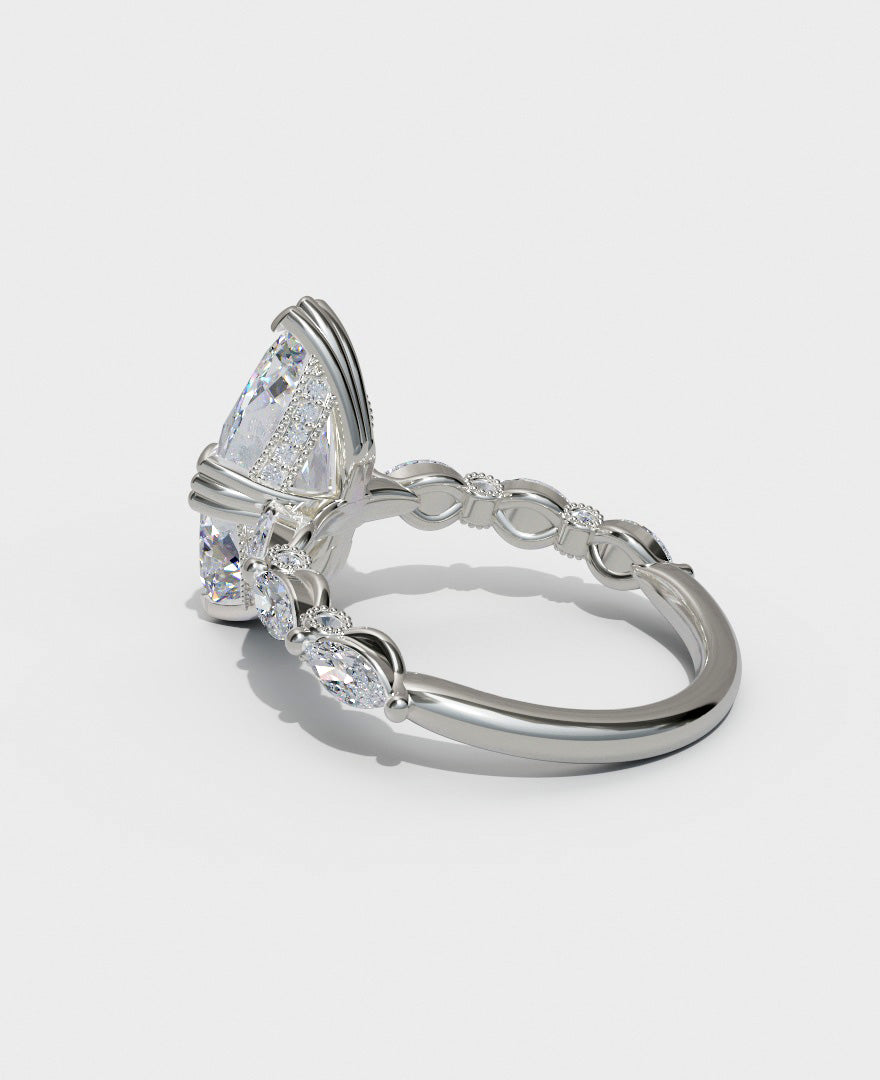 Moval Diamond Ring