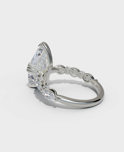Moval Diamond Ring