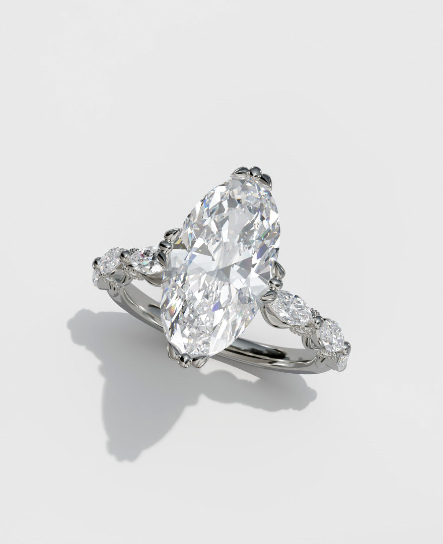 Moval Diamond Ring