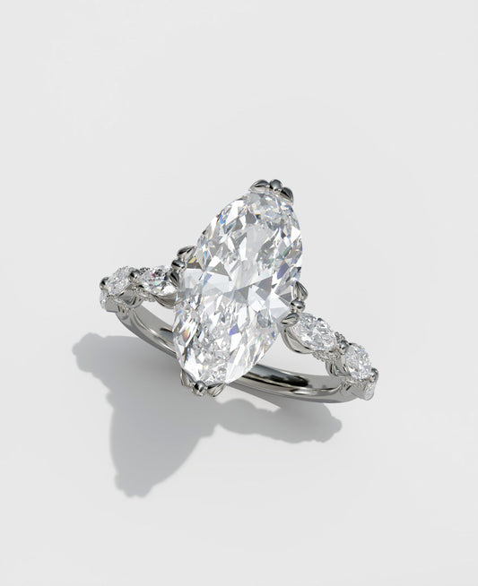 Moval Diamond Ring