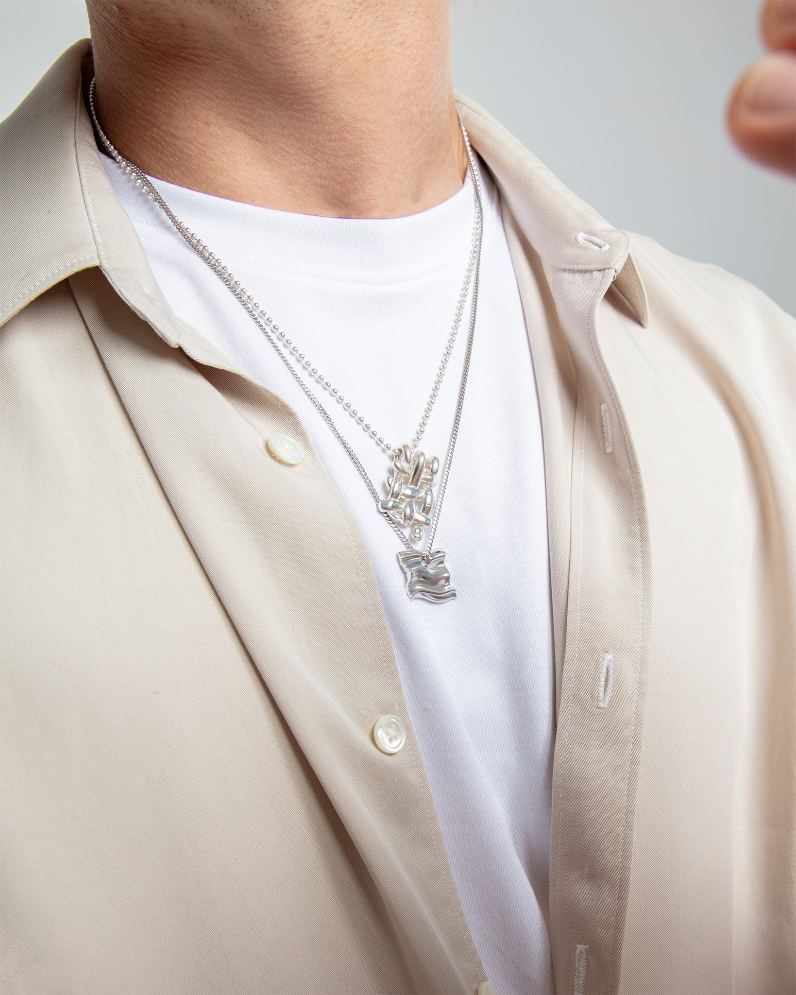 Chubby Waffle Necklace Small