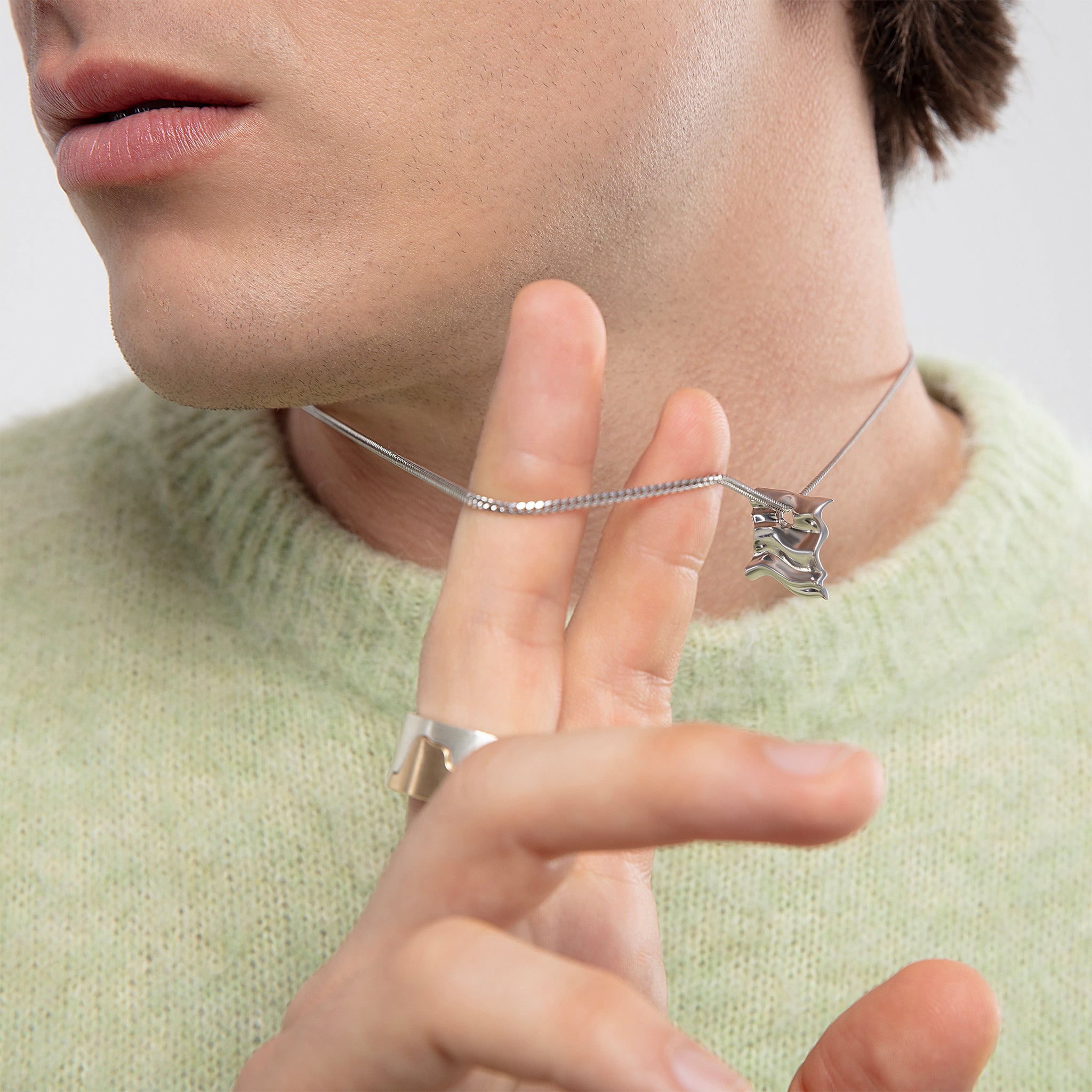 Keeping Tabs Necklace Small